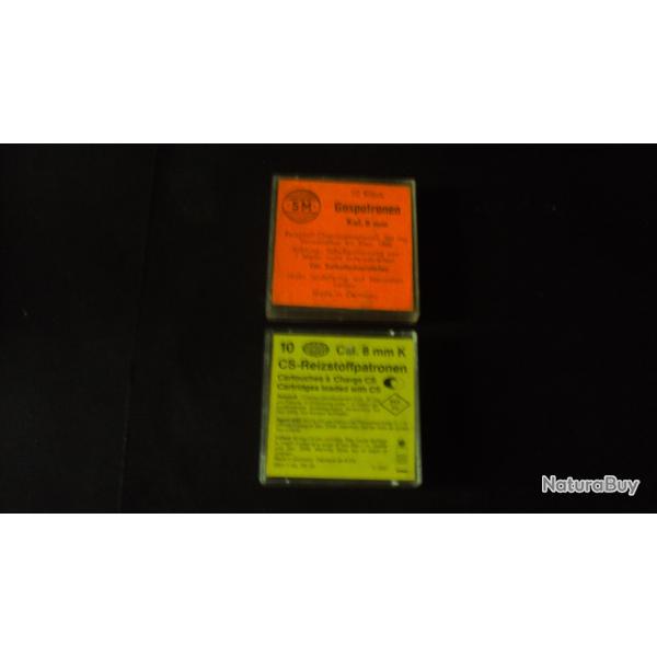 Cartouches � Blanc gaz,� charge.