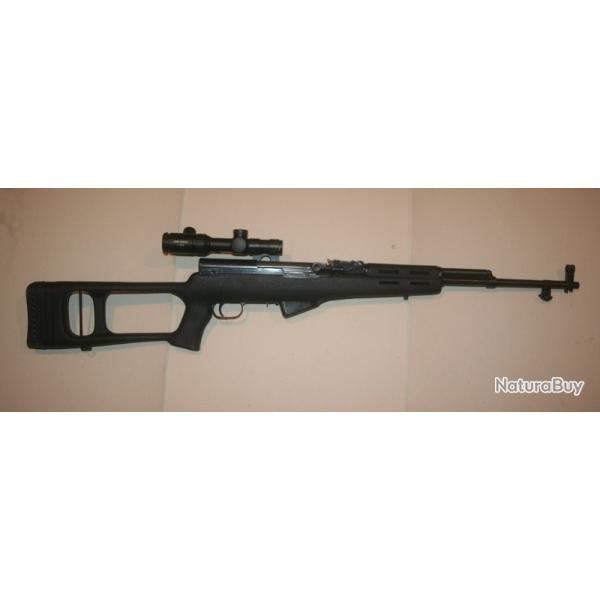 CARABINE SEMI AUTOMATIQUE SIMONOV SKS45 Cal. 7,62 x 39
