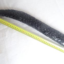 j 302 ) fourreau - yari-saya , bois laqu&eacute; noir = pour lance japonaise , &eacute;poque EDO