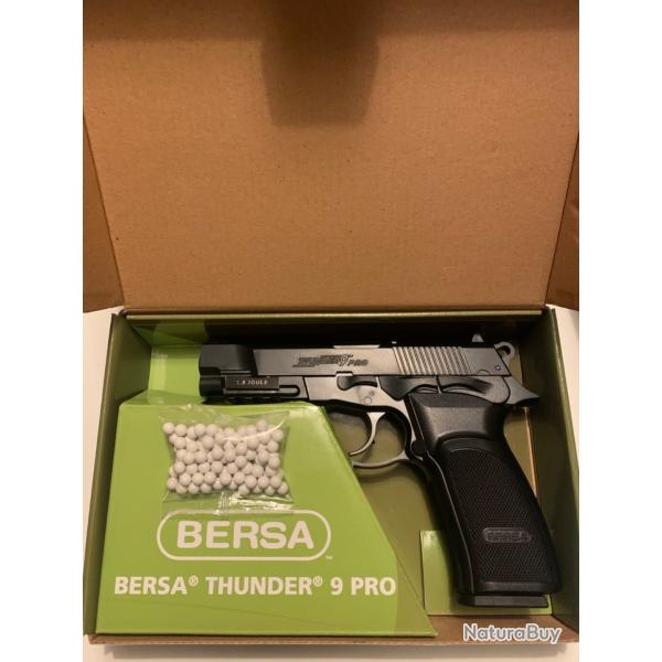 Pistolet ASG Bersa Thunder 9 Pro CO2 6mm (1,8 Joules) + consommables