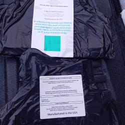 Ench&egrave;re lot de 2 plaques balistiques contre les armes de poings et les lames  MEHLER 36X30 33X31 cm