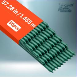 50 Pi&egrave;ces Tuteur Plante 1,45 m Tuteur &agrave; Tomate