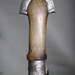 Dague (poignard) Marocaine Dite Koumya, Argent Et Corne Blonde - Maroc, Agadir, vers 1930