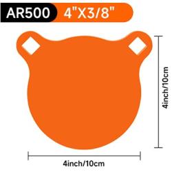 Gong 100mm AR500 LIVRAISON GRATUITE