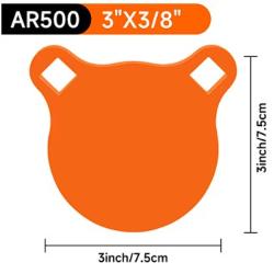 Gong 75mm AR500 LIVRAISON GRATUITE