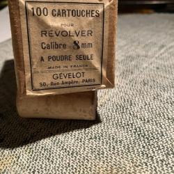 Cartouches 1892 - 8m/m poudre seule
