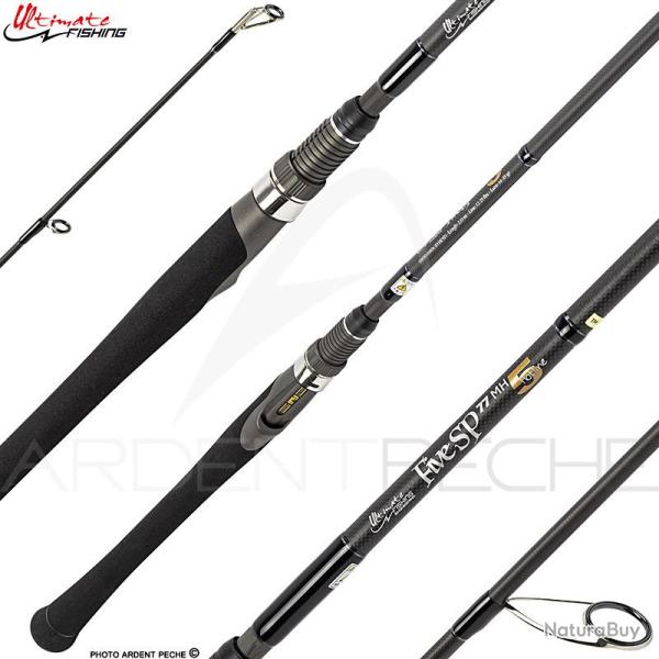 Canne spinning ULTIMATE FISHING Five spin 77 MH Hot line