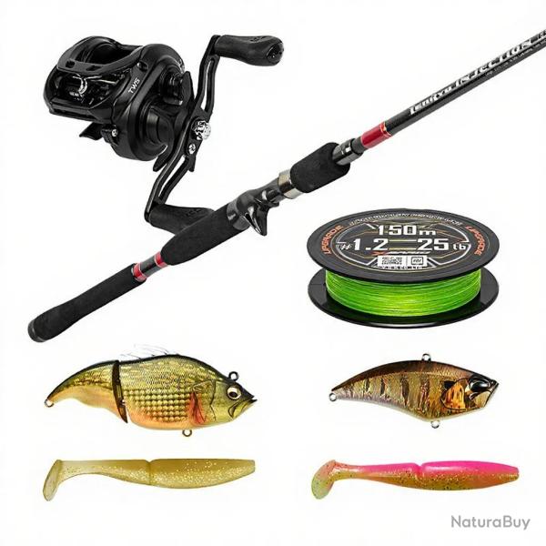Pack premium casting TENRYU Injection BC 73 XH + DAIWA Tatula HD LTD 200 HL