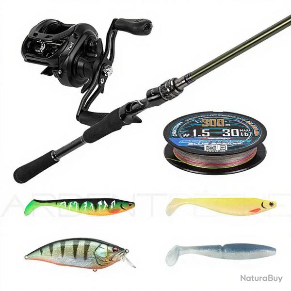 Pack premium casting MEGABASS Levante JP F10 711 LV + DAIWA Tatula HD LTD 200 HL
