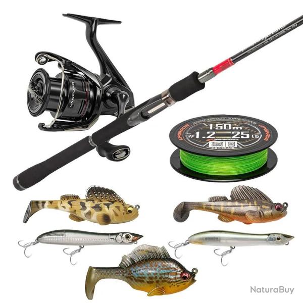 Pack premium spinning TENRYU Injection SP 82 M + SHIMANO Vanford 4000