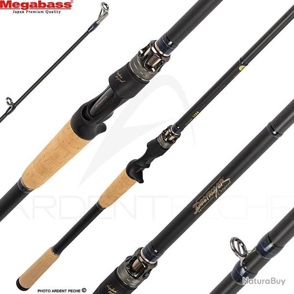 Canne casting MEGABASS Destroyer P5 F7.1/2 90 X Lake biwa long distance