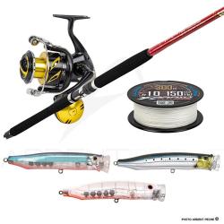 Pack premium thon TENRYU Red monster special + SHIMANO Stella SW 20000 PG