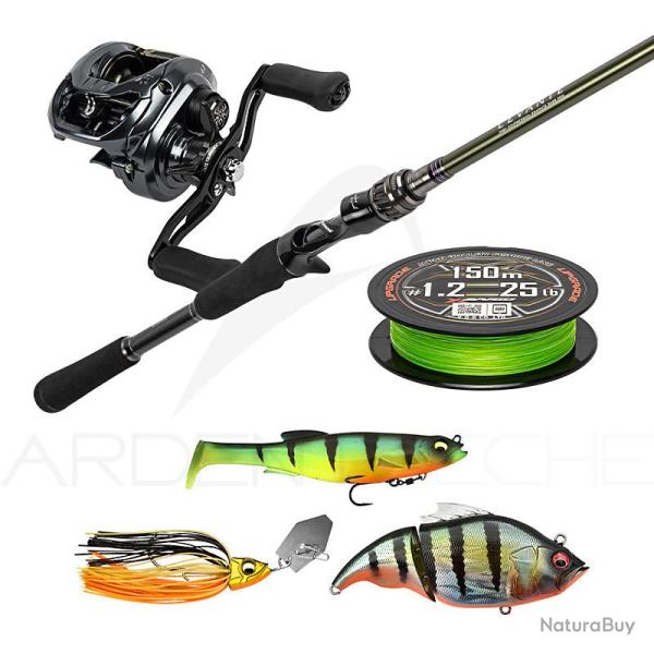 Pack premium casting MEGABASS Levante F7 72 + Tatula TW SV
