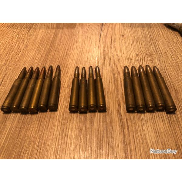 Lot de 15 balles de chasse