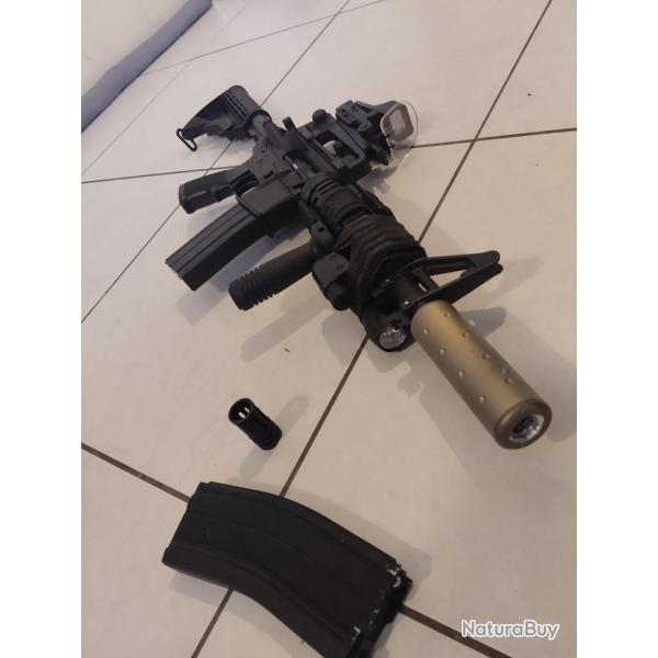 M4A1 ggbr full m�tal (GHK) blowback a gaz