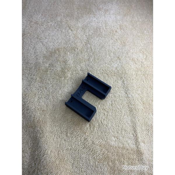 Talon double Chargeur CZ455 CZ457 Noir Mat