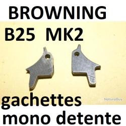 paire g&acirc;chettes percussion BROWNING B25 MONO DETENTE MK2 n&deg;67 et 68 B 25 -  (D9C138)