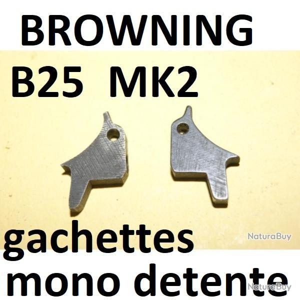 paire g�chettes percussion BROWNING B25 MONO DETENTE MK2 n�67 et 68 B 25 -  (D9C138)