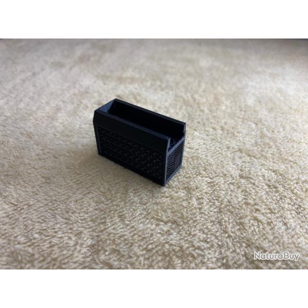 Talon de chargeur CZ455 CZ457 Mod�le TCZ-TriLos (base pad) noir Petg