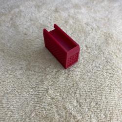 Talon de chargeur CZ455 CZ457 Mod&egrave;le TCZ-TriFull (base pad) Rouge feu