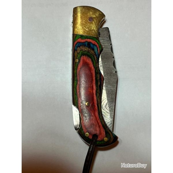 COUTEAUX DAMAS  MANCHE 4 COULEURS