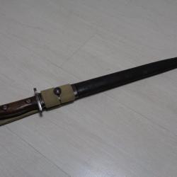 Ba&iuml;onnette Anglaise Mle. 1907 avec fourreau et gousset 14/18 WW1