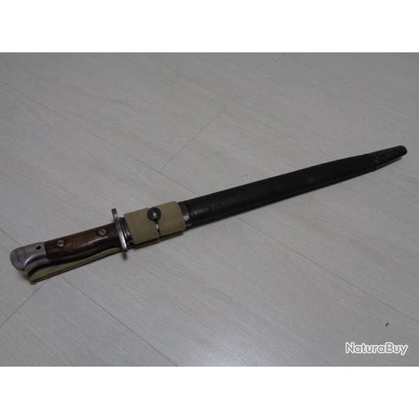 Ba�onnette Anglaise Mle. 1907 avec fourreau et gousset 14/18 WW1