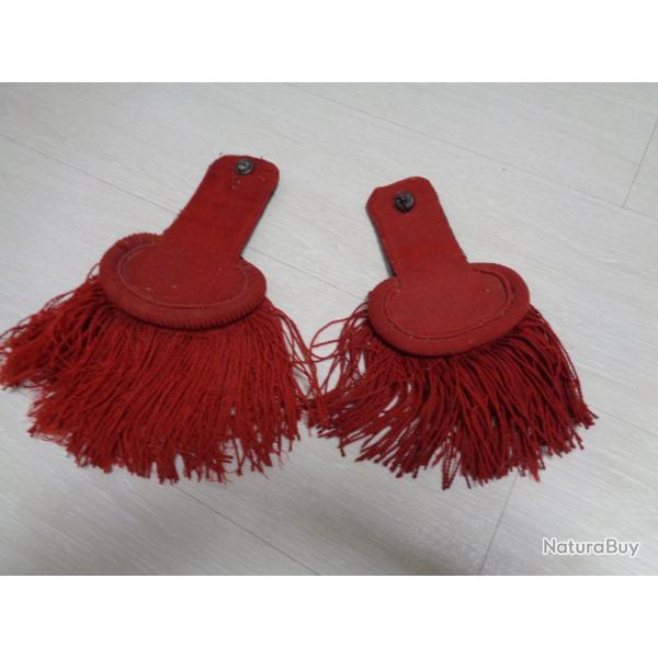 Epaulettes � franges rouge Infanterie 14/18 WW1