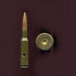 6 x 45 SAW  US - cartouche exp&eacute;rimentale du projet SAW dans les ann&eacute;es 1970 - neutra