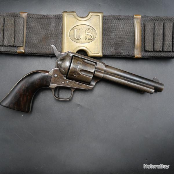 Colt Single Action Army Peacemaker US Army de 1874 Beau canon calibre 45 - Cat�gorie D PV St Etienne
