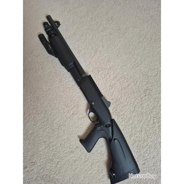 Fusil M3 A1 Benelli - Cal. 12/76 - canon 36cm + lampe INFORCE WMLx White