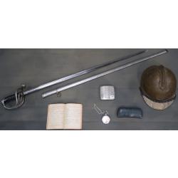 Souvenirs d'un officier : casque Adrian mod&egrave;le 1915