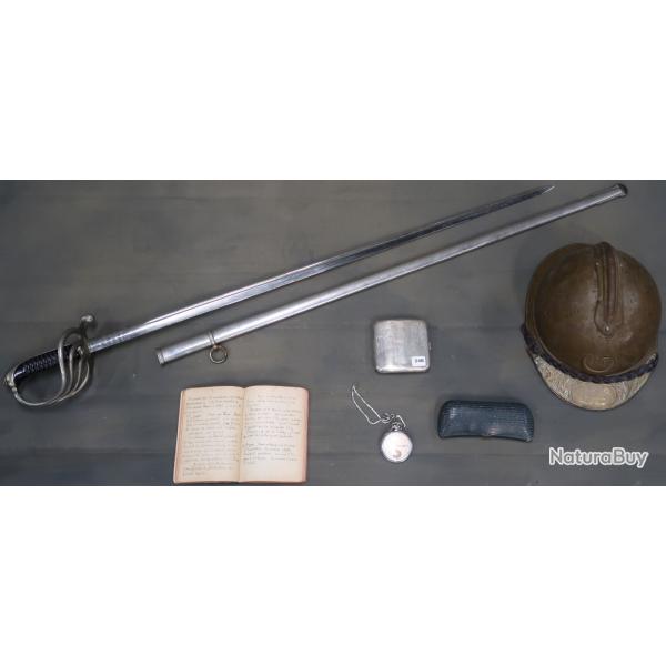 Souvenirs d'un officier : casque Adrian mod�le 1915