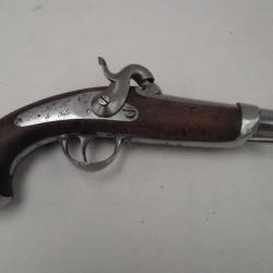 superbe pistolet de gendarme mod&egrave;le 1842 manufacture royale de tulle fonctionnement parfait