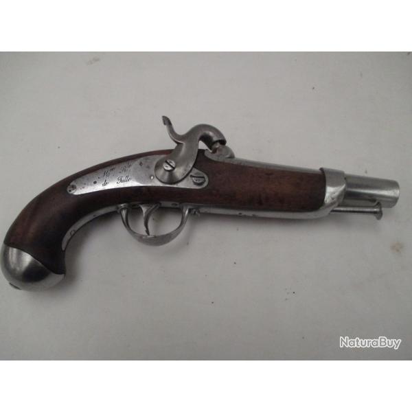superbe pistolet de gendarme mod�le 1842 manufacture royale de tulle fonctionnement parfait