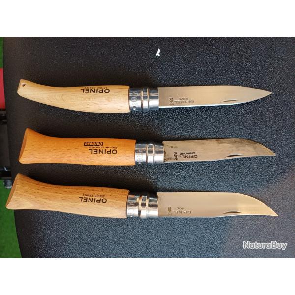 Lot de couteaux OPINEL tr�s bon �tat
