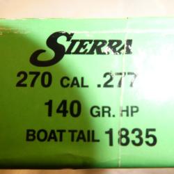 ogives sierra cal 270 en 140 grains