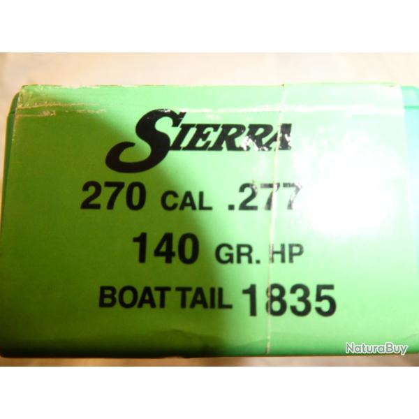 ogives sierra cal 270 en 140 grains