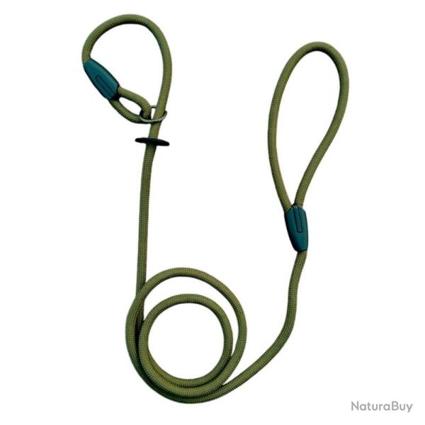 LAISSE NYLON RONDE LASSO KAKI 1,45M - 