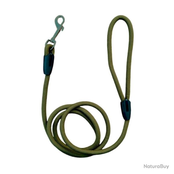 LAISSE NYLON RONDE KAKI 1,45M - 