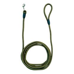 LAISSE NYLON RONDE KAKI - 5m - 