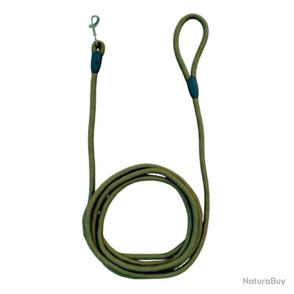 LAISSE NYLON RONDE KAKI - 5m - 