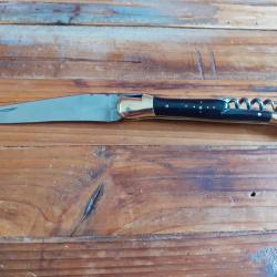 ANCIEN LAGUIOLE 2 PIECES MANCHE CORNE BI-TONS