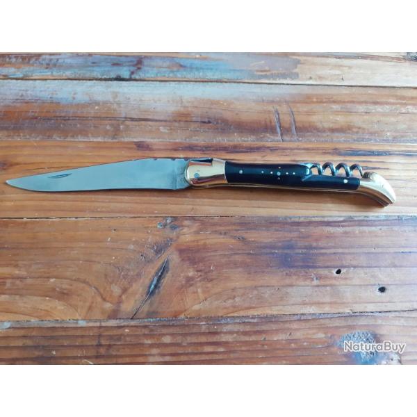 ANCIEN LAGUIOLE 2 PIECES MANCHE CORNE BI-TONS