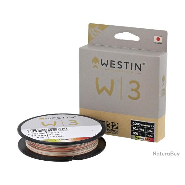 Tresse Westin W3 Oceanic Swirl 8 Braid Marine Mix 300m 300m 0,235mm 12,3kg