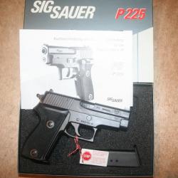 PISTOLET SIG SAUER P225 P6 CALIBRE 9X19