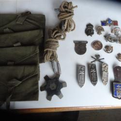 Lot objets militaria....