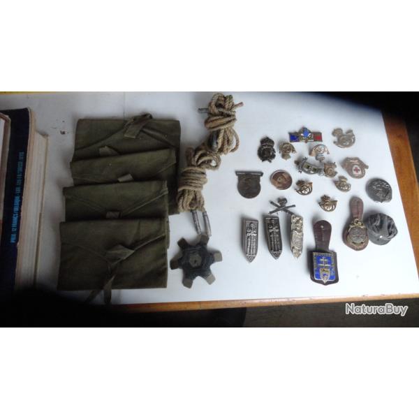 Lot objets militaria....