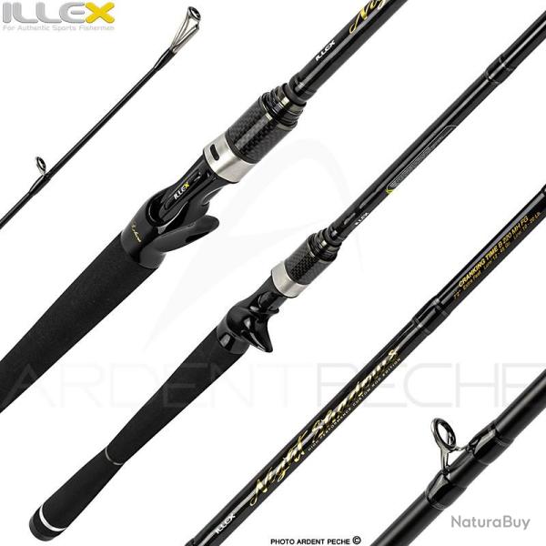 Canne casting ILLEX Night shadow B 220 MHFG Cranking time d�mo