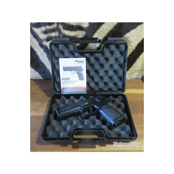 Pistolet Co2 semi auto SIG SAUER P320 noir